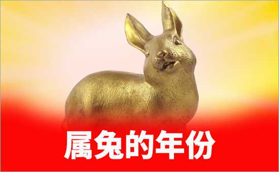 屬兔的年份