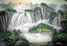 辦公室風(fēng)水山水畫講究