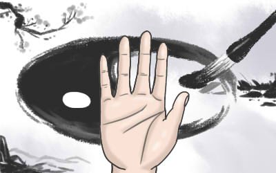 當(dāng)老板的手紋 手紋比較清晰(圖文)