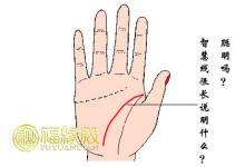 左手智慧線很長的人是不是很聰明