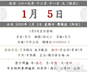 2019陰歷年十二月十一喜神日子時辰方位查詢!(圖文)