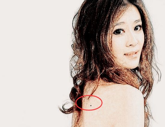 肩胛骨上有痣好不好?不同的顏色含義不同?(圖文)