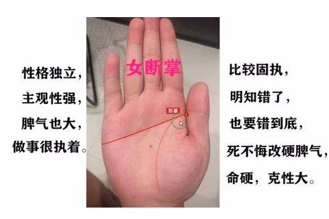 女人斷掌的命運如何?