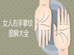 女人右手掌紋圖解大全斷掌會大富大貴嗎
