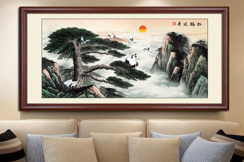 客廳掛什么畫好?