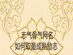 志氣骨氣網名如何取最成熟勵志