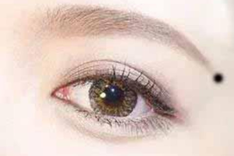 眉毛后面有痣運勢如何?