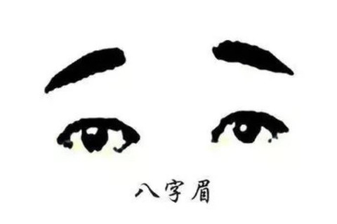 八字眉男人面相如何?