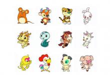 十二生肖分別對應哪些顏色?