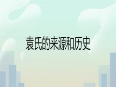 袁氏的來(lái)源和歷史