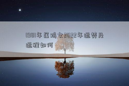 1981年屬雞女2022年運勢及運程如何