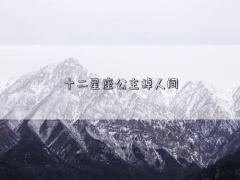 十二星座公主掉人間