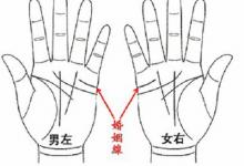 副生命線的影響?副生命線的位置